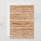 Rustiek hout en krijtbord Mexicaanse Fiesta Verjaa Kaart (Achterkant)