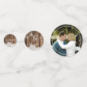 Rustiek hout en lantaarns confetti (Voorkanten)