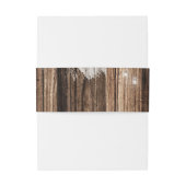 Rustiek hout en lantaarns uitnodigingen wikkel (Achterkant Voorbeeld)
