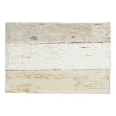 Rustiek hout en letter kussensloop (Achterkant)