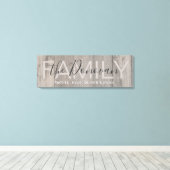 Rustiek Hout Familie Canvas (Insitu (Houten vloer))