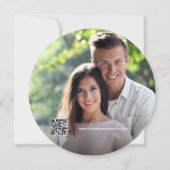 Rustiek hout Foto land bruiloft save the date Kaart (Achterkant)