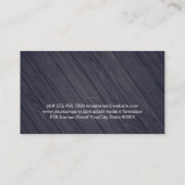 Rustiek Hout Gebruiksvoorwerpen BBQ Eatery Visitekaartje (Achterkant)