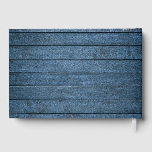 Rustiek hout groen in liefdevolle herinnering begr gastenboek (Achterkant)