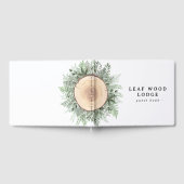 Rustiek hout groen vakantiewoning Bed Ontbijt Gastenboek (Volledig)