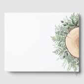 Rustiek hout groen vakantiewoning Bed Ontbijt Gastenboek (Achterkant)