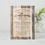 Rustiek Hout Haan Weer Vane Wedding Kaart (Staand voorkant)