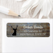 Rustiek hout | Herten van boskoeken Etiket (Insitu)