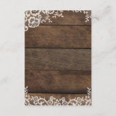 Rustiek hout kant land wieden detail informatiekaartje (Achterkant)