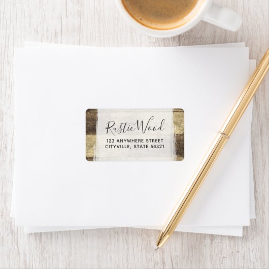 Rustiek Hout  Land Boerderij Barn Boards Etiket (Insitu)