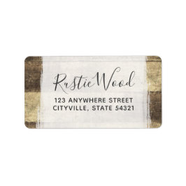 Rustiek Hout Land Boerderij Barn Boards Etiket