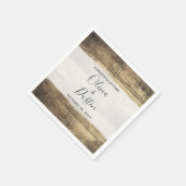 Rustiek Hout  Land Boerderij Bruiloft Servet (Hoek)