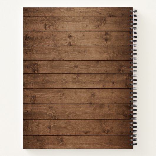 Rustiek Hout Look String Lights Kant Recept Boek (Achterkant)