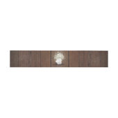 Rustiek hout Mason Jar en Baby's Breath Uitnodigingen Wikkel (Vlak)