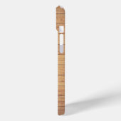 Rustiek Hout monogram Case-Mate iPhone Case (Achterkant / Links)