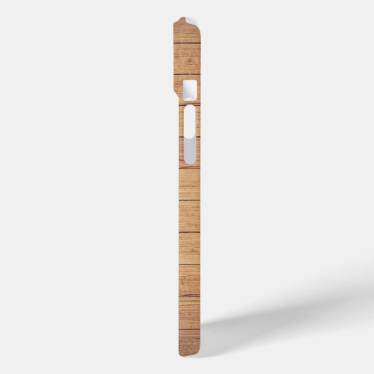 Rustiek Hout monogram Case-Mate iPhone Case (Achterkant / Links)