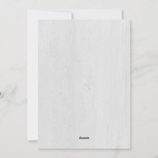 Rustiek Hout & Script 4 Foto Merriest Christmas Feestdagenkaart (Achterkant)