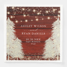 Rustiek hout | Strijklichten | Bomen Bruiloft