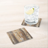 Rustiek Hout String Lights Mason Jar Elegant Favor Kartonnen Onderzetters (Insitu)