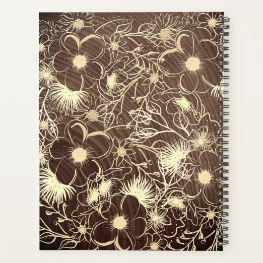 Rustiek Hout String Lights Wedding Planner (Achterkant)