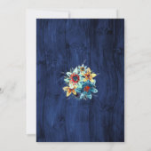 Rustiek hout voordat ze zeggen dat ik doe repetiti kaart (Achterkant)