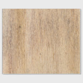 Rustiek Hout Western Land Cowboy Kerst Cadeaupapier (Vlak)