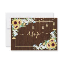 Rustiek hout Zonnebloem Stoffig Blauw Bloemen