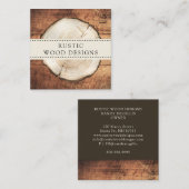 Rustiek houtbewerker timmerman hout Visitekaartje (Voorkant / Achterkant)
