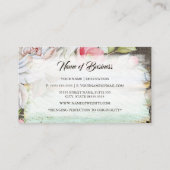 Rustiek Houten Flora Antiek Shop  Restauratie Visitekaartje (Achterkant)