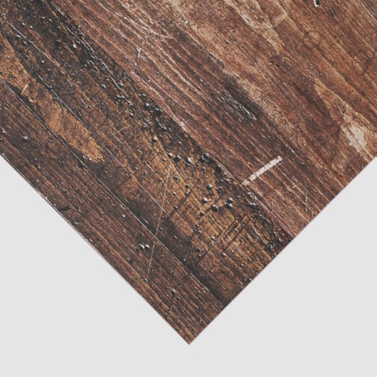 Rustiek houten inpakpapier tissuepapier (Detail)