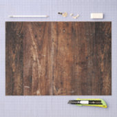 Rustiek houten inpakpapier tissuepapier (Craft)