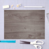 Rustiek Houten Patroon Land Winter Kerstmis Tissuepapier (Craft)