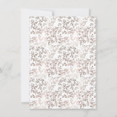 Rustiek houten plak koperen Folie herfst Vrijgezel Kaart (Achterkant)