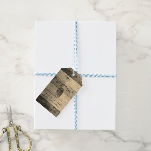 Rustiek Houten Product Hang Label Cadeaulabel (Met Touw)