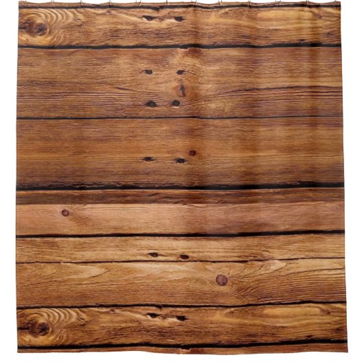 Rustiek houten Sinaasappels douchegordijn (Voorkant)