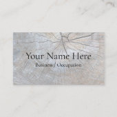 Rustiek houtnerf noodlijdend schuurhout visitekaartje (Voorkant)