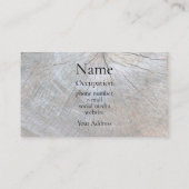 Rustiek houtnerf noodlijdend schuurhout visitekaartje (Achterkant)