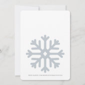 RUSTIEK HUIS IN SNEEUW VAKANTIE OPEN HUIS KAART (Achterkant)