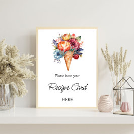 Rustiek Ice Cream Vrijgezellenfeest Recept Aanvraa Poster