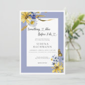 Rustiek iets blauw voordat ik Vrijgezellenfeest do Kaart (Staand voorkant)