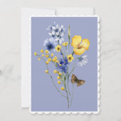 Rustiek iets blauw voordat ik Vrijgezellenfeest do Kaart (Achterkant)