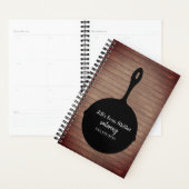 Rustiek Ijzer Skillet Catering Restaurant Business Planner (Display)