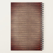 Rustiek Ijzer Skillet Catering Restaurant Business Planner (Achterkant)