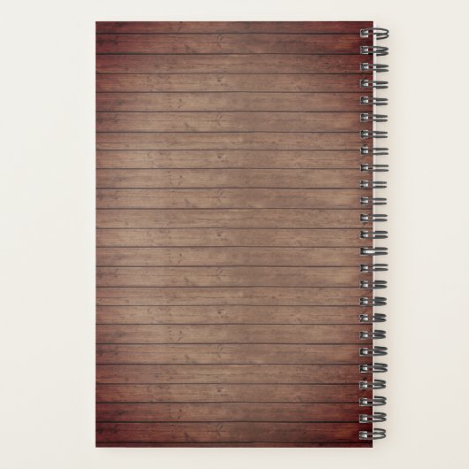 Rustiek Ijzer Skillet Catering Restaurant Business Planner (Achterkant)