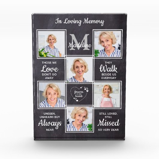 Rustiek in liefdevolle herinnering sympathie aande fotoblokken (Voorkant)