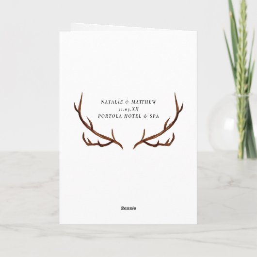 Rustiek is mijn bruidsmeisje kaart (Achterkant)