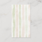 Rustiek Italiaans eten bruiloft Waterverf Informatiekaartje (Achterkant)