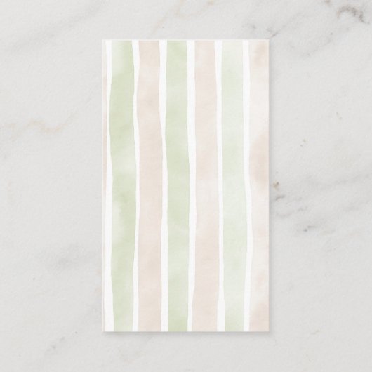 Rustiek Italiaans eten bruiloft Waterverf Informatiekaartje (Achterkant)