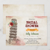 Rustiek Italië vrijgezellenfeest thema Kaart (Voorkant / Achterkant)