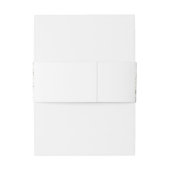 Rustiek Ivoor Bourgondië Sinaasappel Bloemen Goud Uitnodigingen Wikkel (Achterkant Voorbeeld)